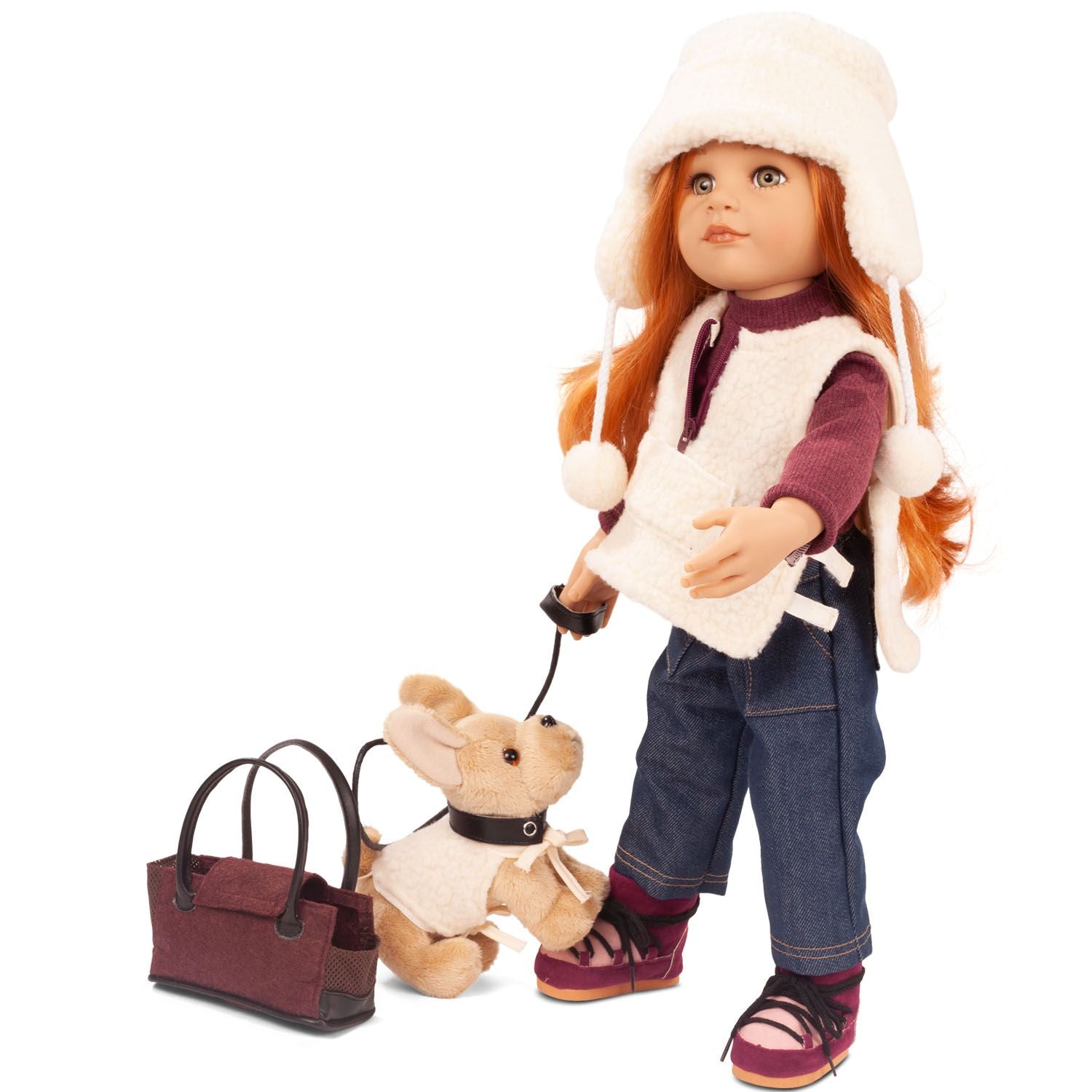 Hannah and her dog - Dolls and Accessories