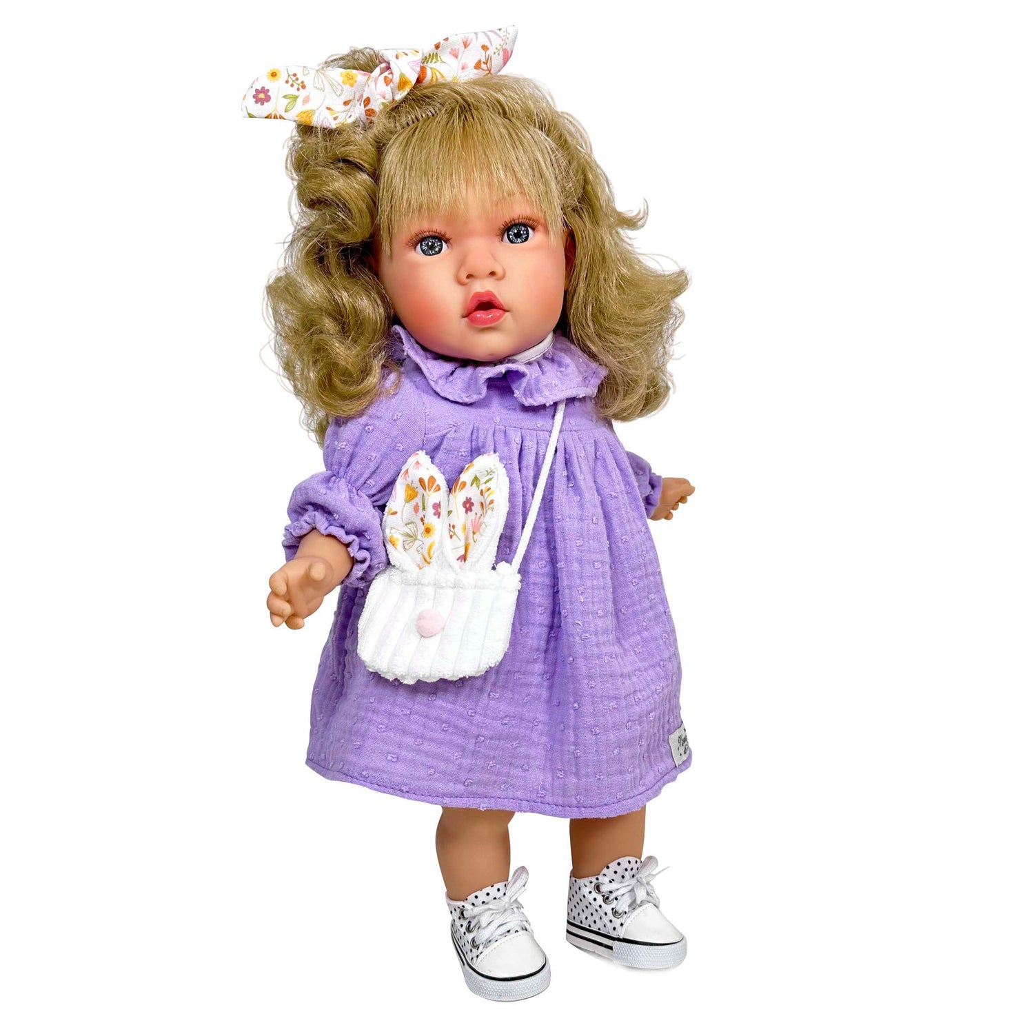 Handcrafted Susette Plumeti Blonde Doll by Nines D&