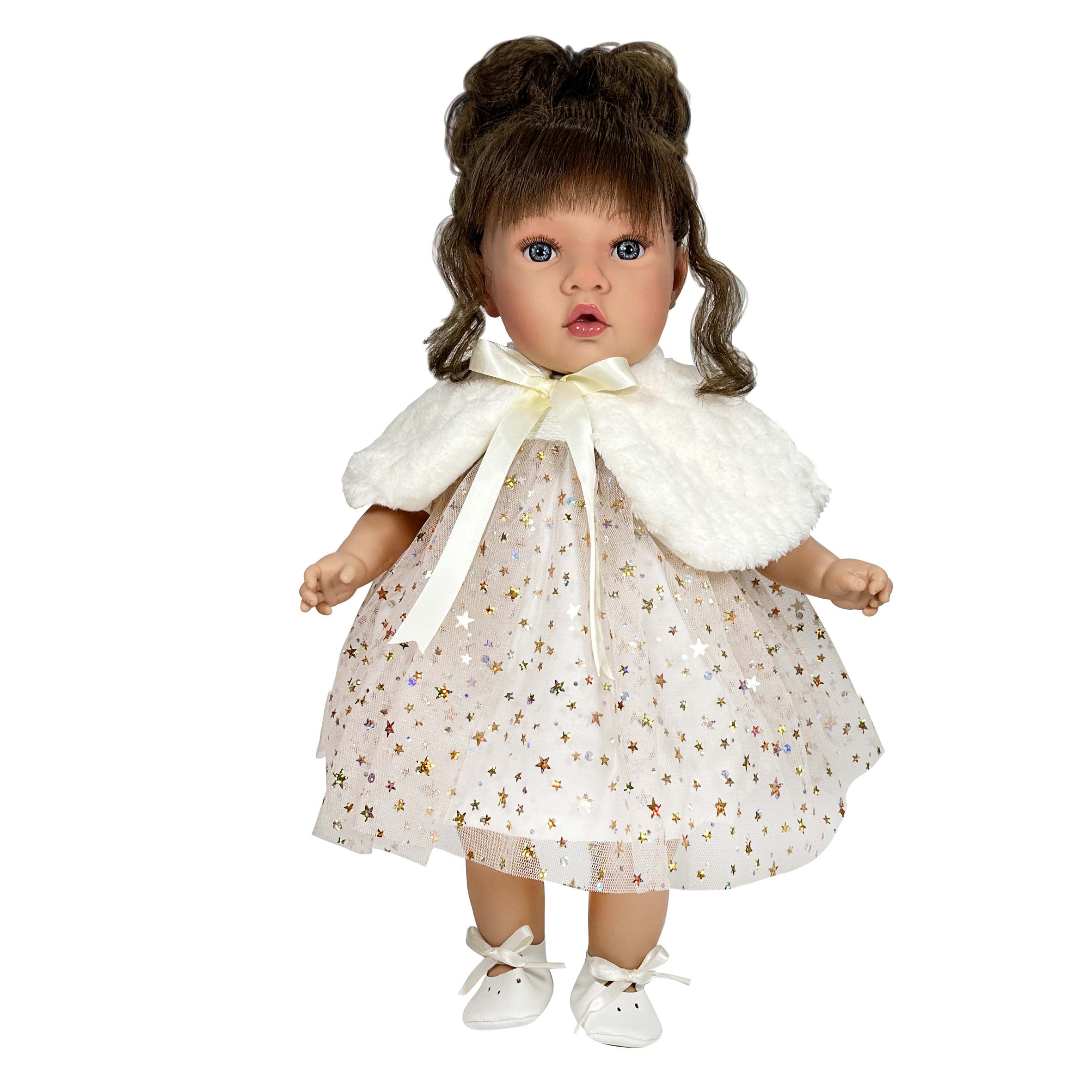 Handcrafted Susette Snow Christmas Doll by Nines D&