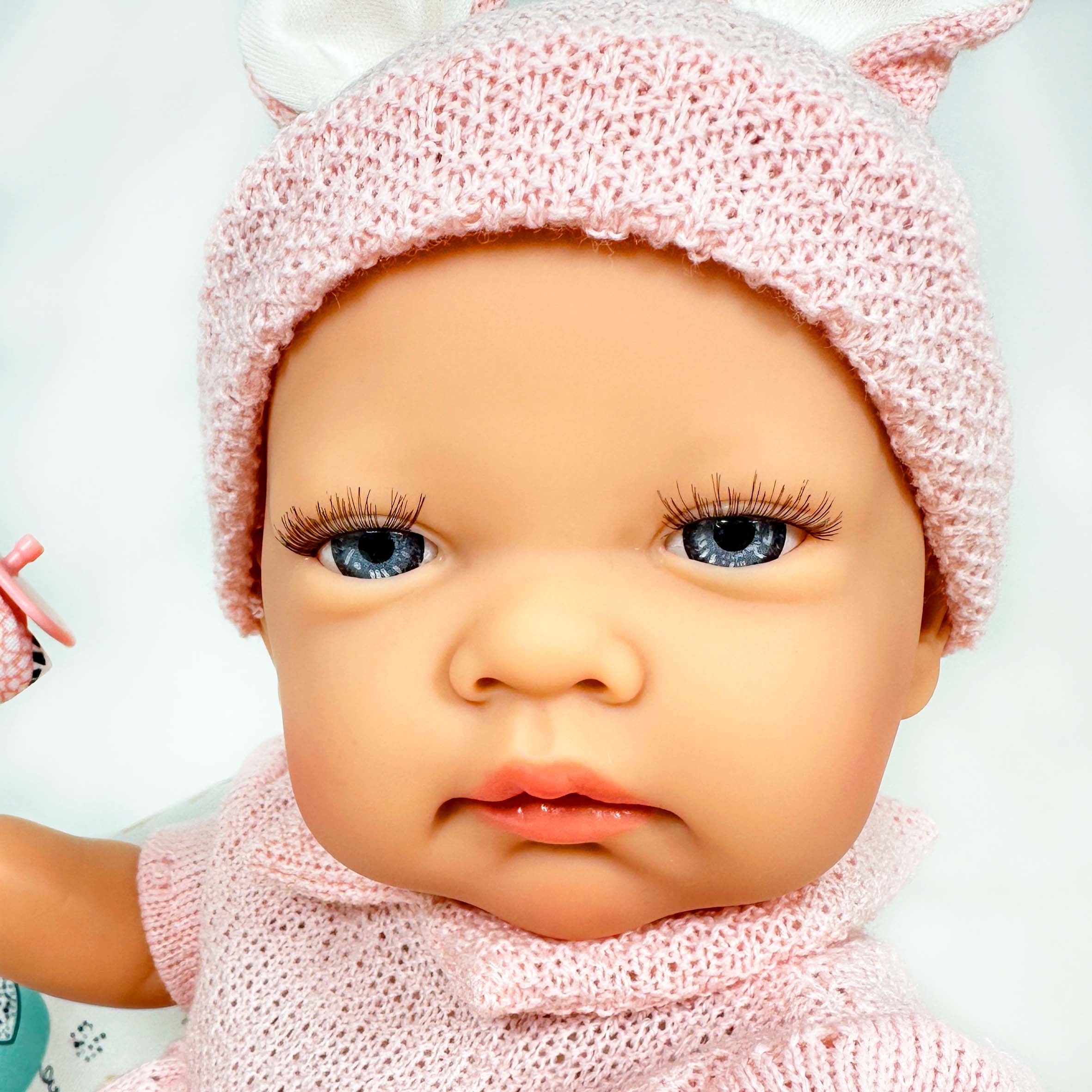 Handcrafted Rubi Wool Pink Doll by Nines D&