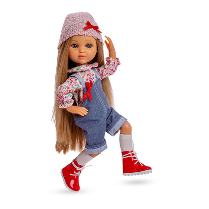 Luxury Doll Eva (articulated)- Denim overalls