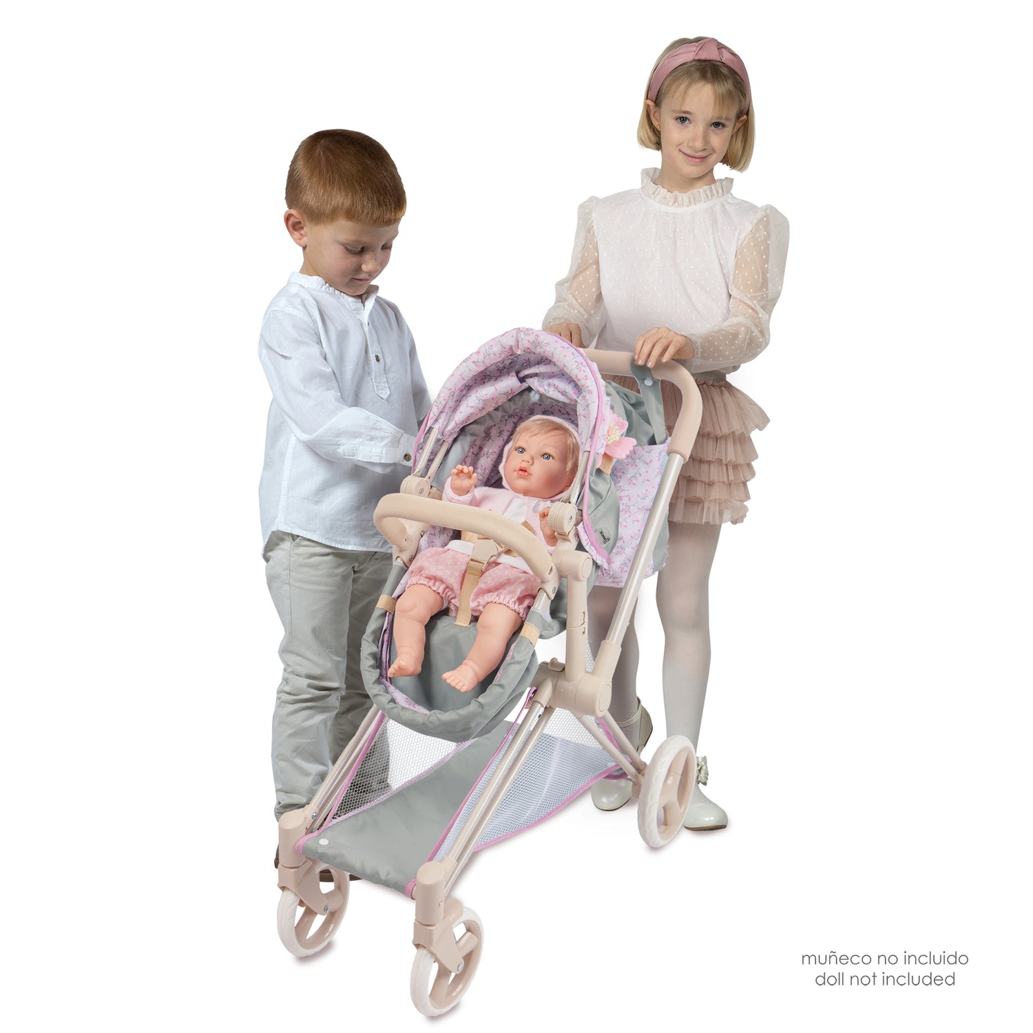 DeCuevas Toys Provence 3 in 1 Doll Pram