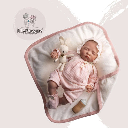 Reborn Doll | Weighted &amp; Hand Painted Soft Vinyl | Limited Edition | Sofia | Pink