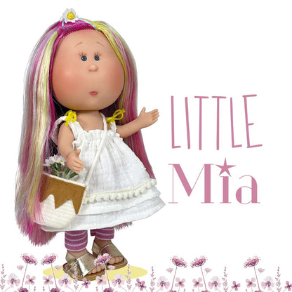 Handcrafted Collectible Little Mia Flower Girl Doll (3100) by Nines D&